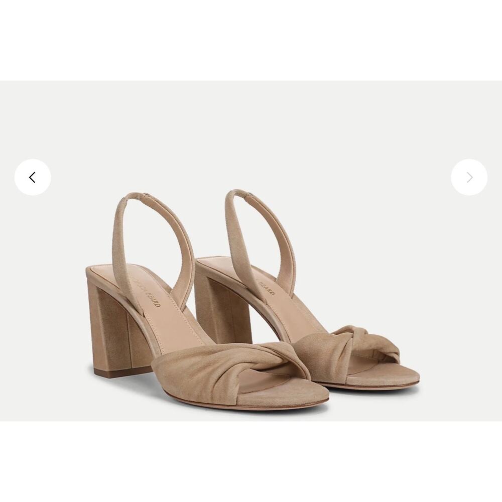 Veronica Beard Tullia Suede Slingback Sandal - Picture 2 of 12